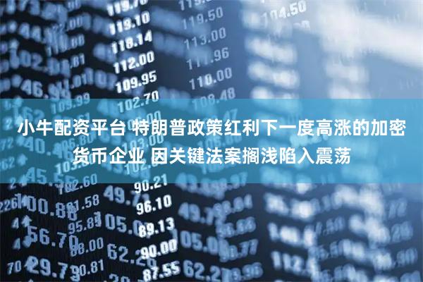小牛配资平台 特朗普政策红利下一度高涨的加密货币企业 因关键法案搁浅陷入震荡
